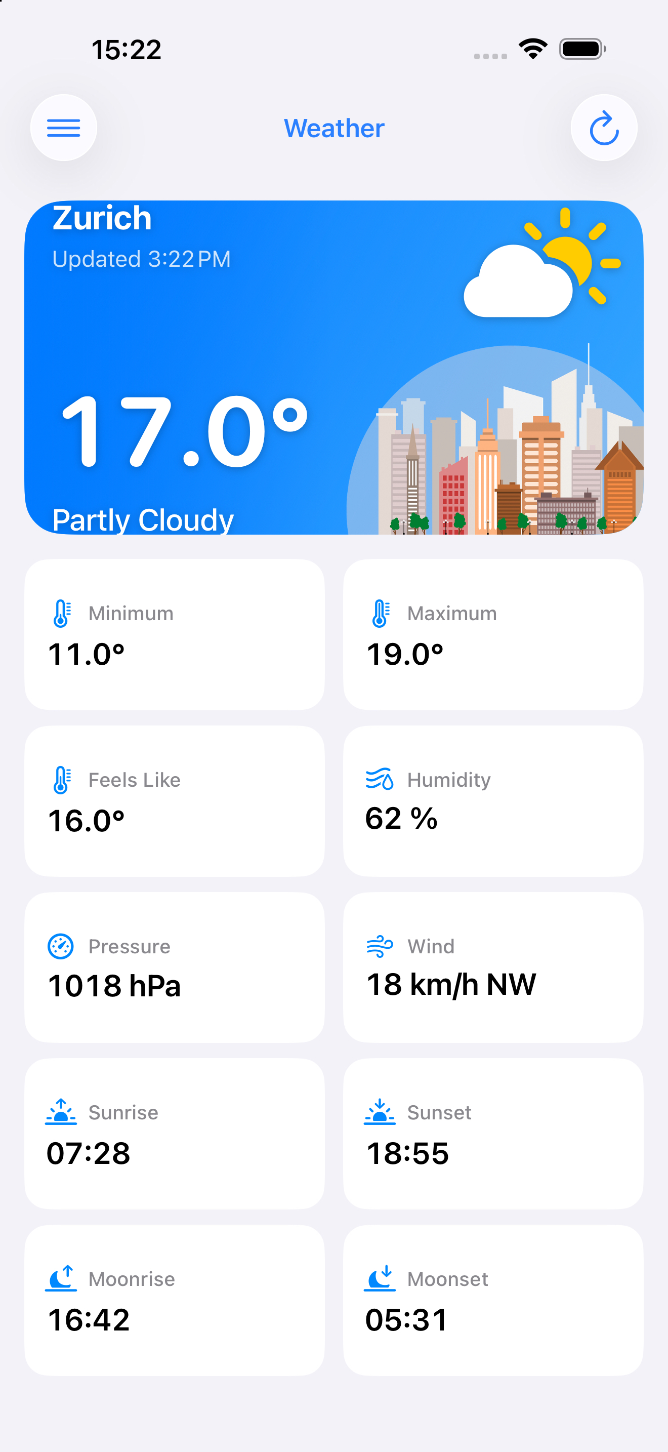 Weather view